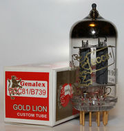 Радиолампа ECC81 Genalex Gold Lion